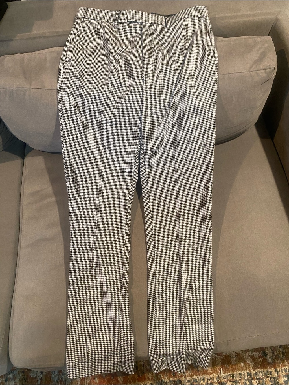 Banana Republic Black and White Checked Men’s Dress Pants